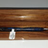 Blue Dyed Box Alder Burl Slimline Ballpoint Pen