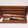 Spalted Beech Austin Fountain Pen and Pencil Set