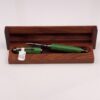 Green Dyed Maple Laminate Austin Rollerball Pen