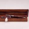 Purple Dyed Maple Burl Austin Rollerball Pen