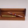 Rainbow Dyed Maple Laminate .50 Calibre Rollerball Pen