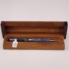 Blue Dyed Box Alder Burl Streamline Pencil