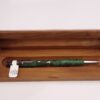 Green Dyed Maple Burl Slimline Pencil