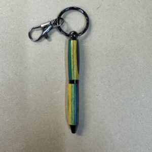 Dyed Maple Laminate Pen Keyring