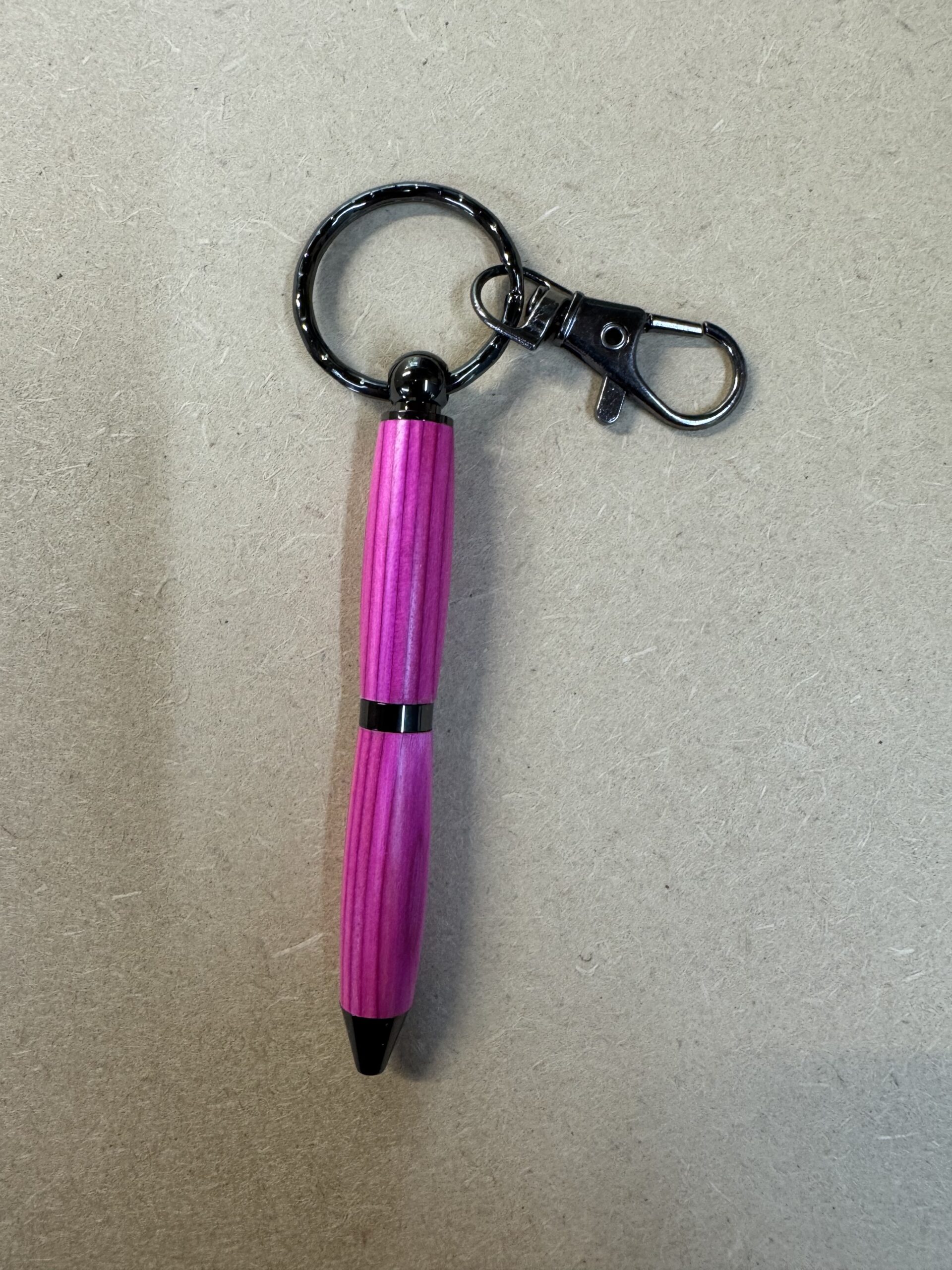 Dyed Maple Laminate Pen Keyring