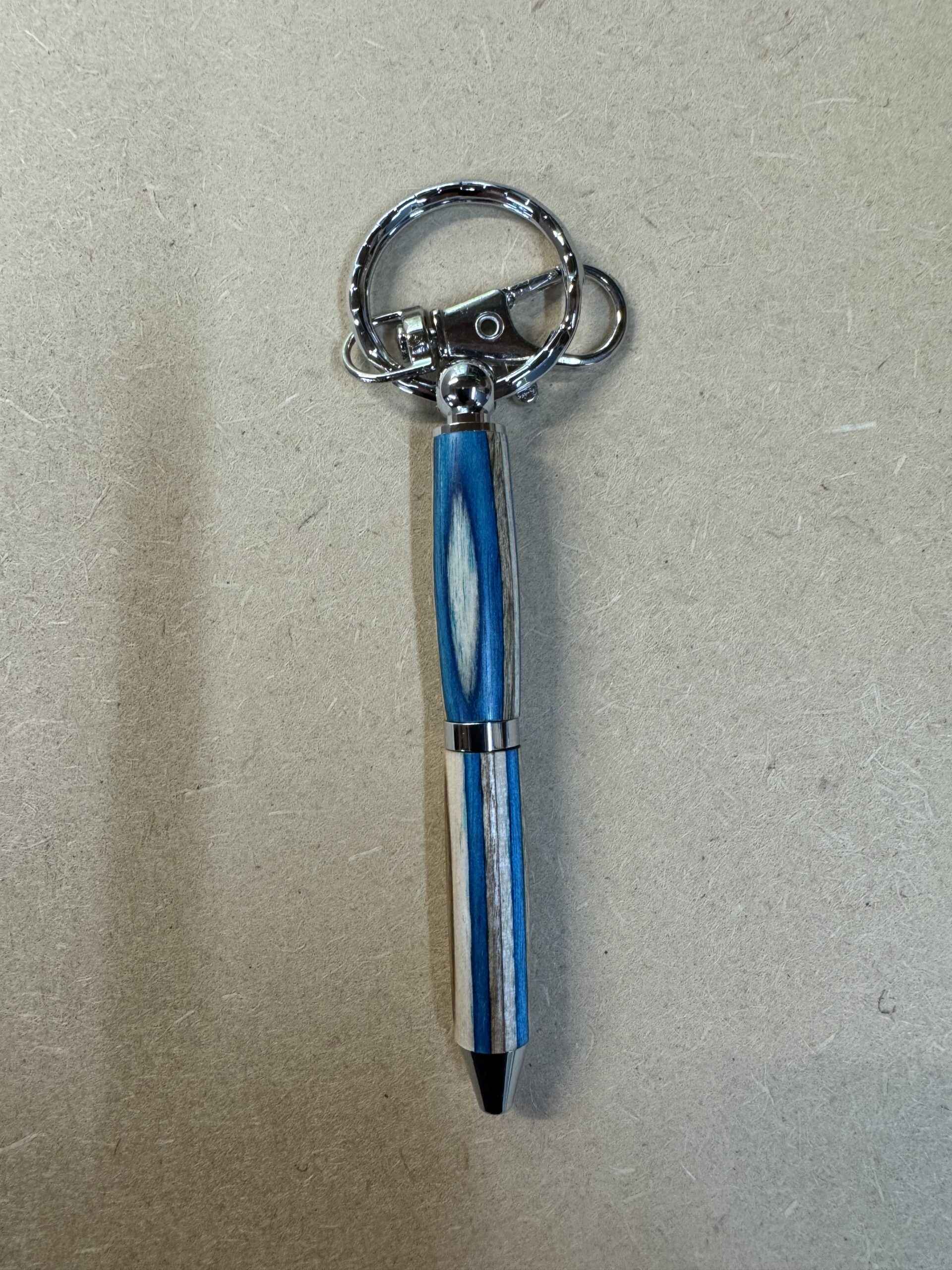 Dyed Maple Laminate Pen Keyring