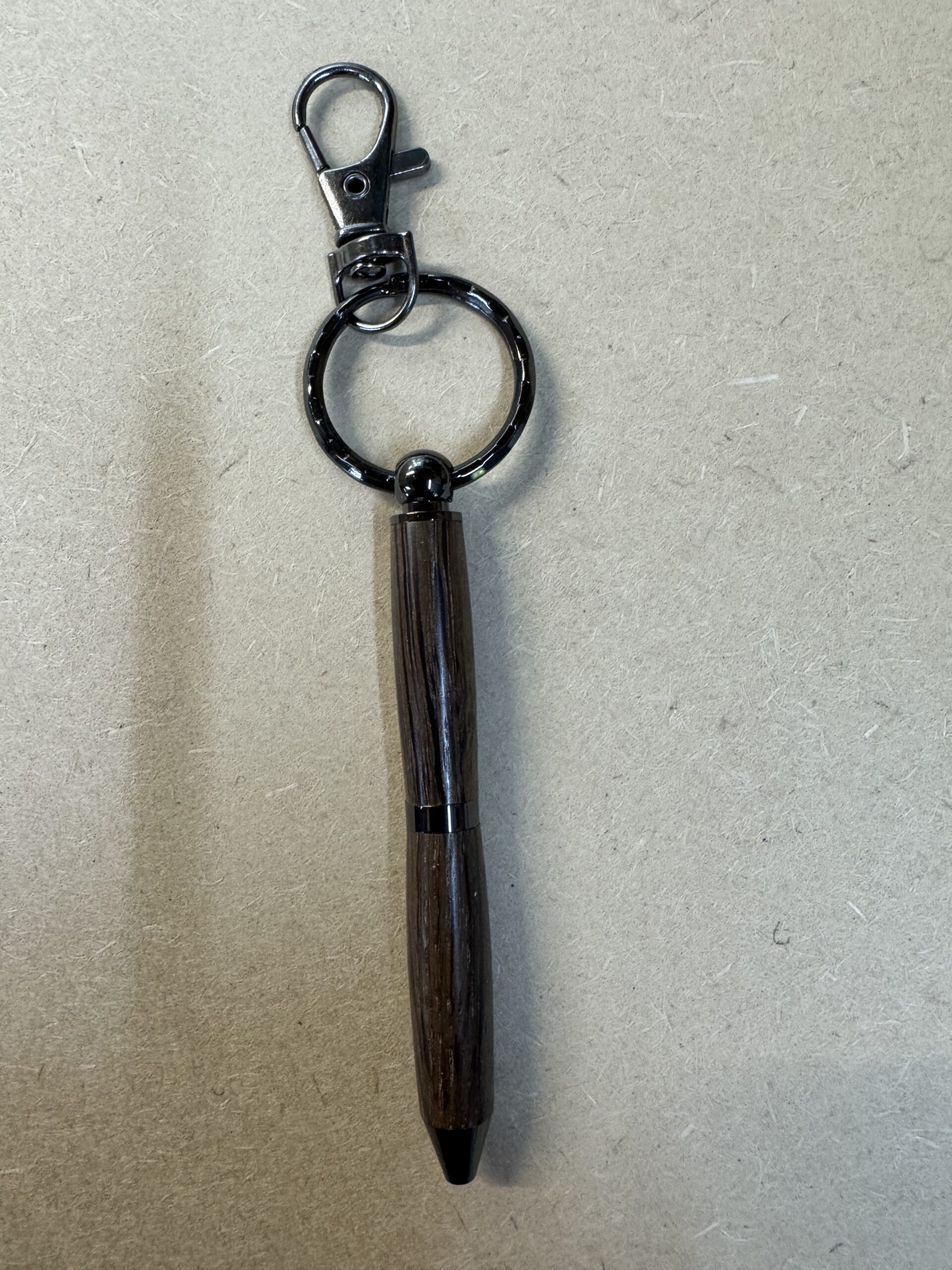 3500 BC Fenland Bog Oak Pen Keyring