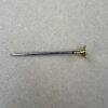 Fixed pen keyring knurled end cap and refill
