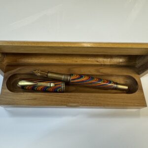 Dyed Sunset Maple Laminates George Fountain Pen