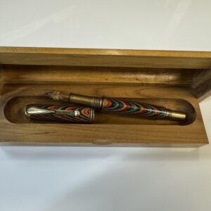 Multi Coloured Maple Laminates George Fountain Pen